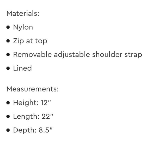 NWT LoveShackFancy x Stoney Clover Duffle Bag - Picture 3 of 7